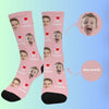 Custom Face socks I love Papa