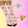 Personalized dog cat faces Socks