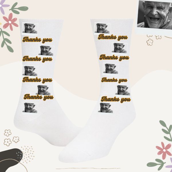 Custom face Socks retirement gift for CEO