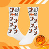Custom basketball number socks