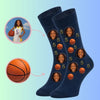 Custom basketball number socks
