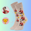 Custom Face Socks for Dad and Son Personalized Soccer Socks for the World Cup