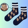 Personalized Low Cut Ankle Socks for Dad and Son - Custom Face Designs
