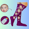 Custom Knee-High Photo Socks - BottleBaby's Unique Bottle Socks