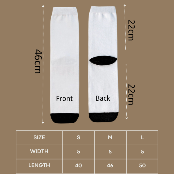 Custom Face Socks Personalized Soccer Socks for Dad and Son