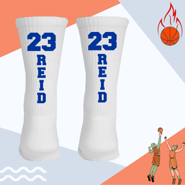 Custom basketball face socks Hoops
