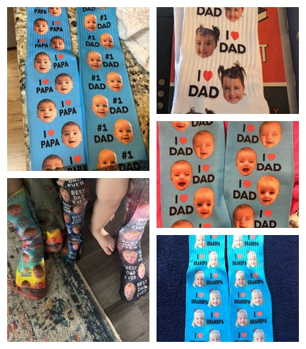 Custom Dog and Cat Photo Socks in Gift Box - Perfect Custom Pet Gift