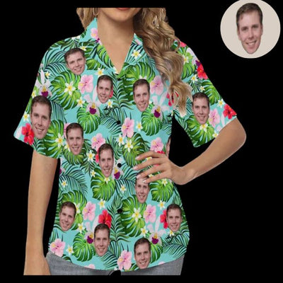 Custom Hawaiian shirt female
