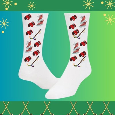 Custom Hockey stick socks female player