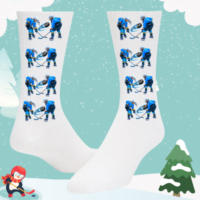 Custom Hockey puck socks